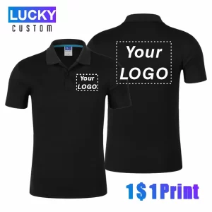 Quick Dry Sports Polo T-Shirt Custom Logo Print/Embroidery Design